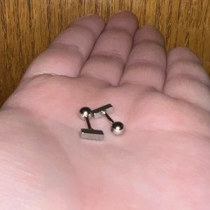 16G Surgical steel rectangle bars never used